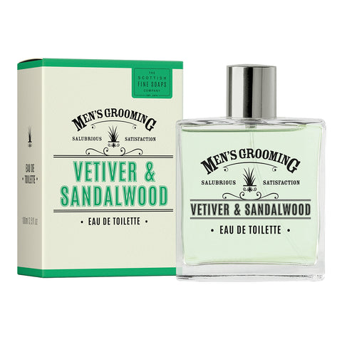 Scottish Fine Soaps Vetiver & Sandalwood Eau de Toilette 100ml