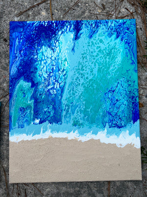 Acrylic Painting one of a kind - Haley Mermaid LLC