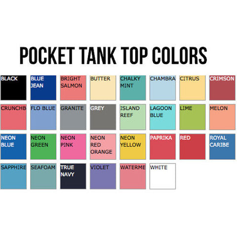 comfort colors pocket tank top