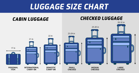 trolley travel luggage size