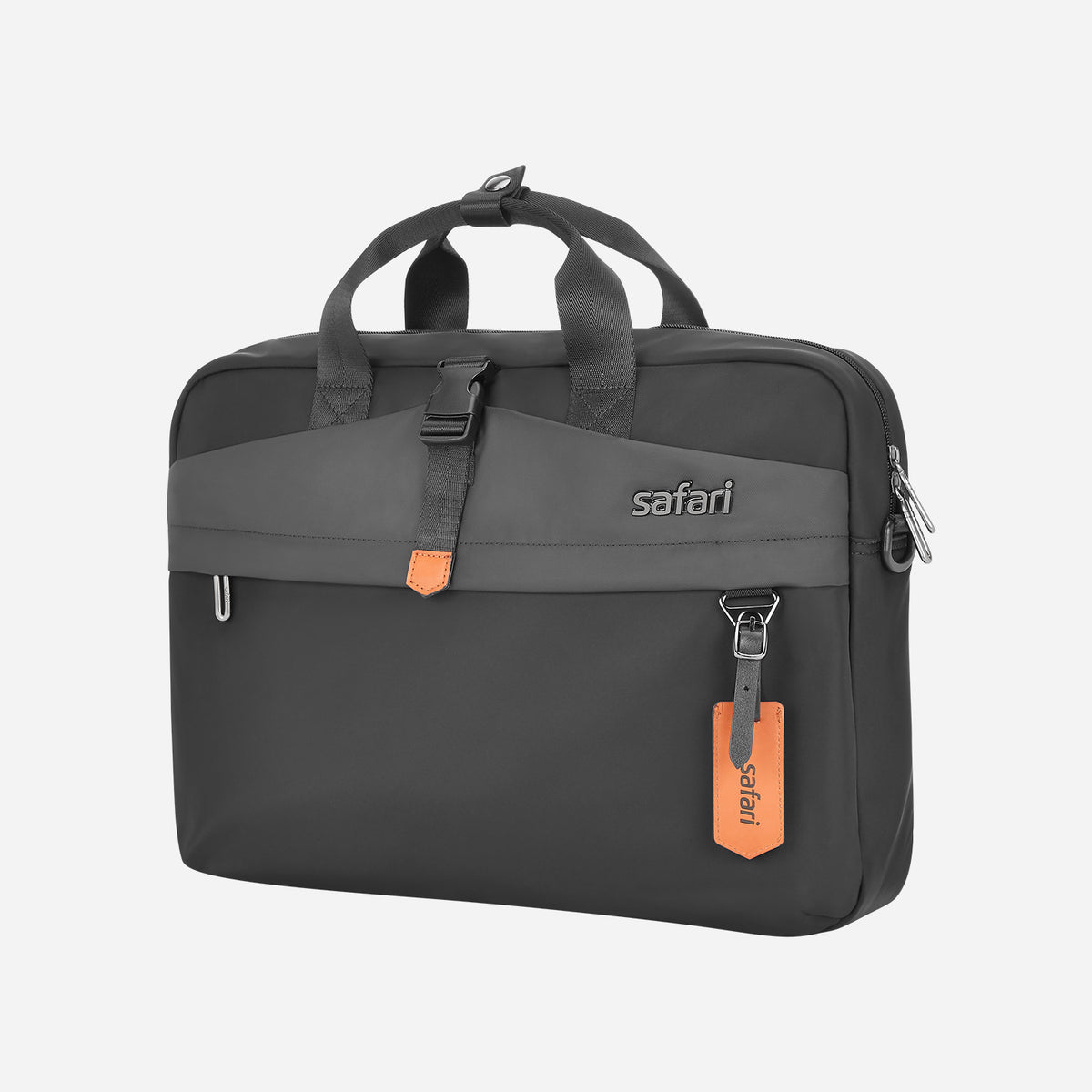 Buy Safari Droit 41cm Black Messenger Bag Online