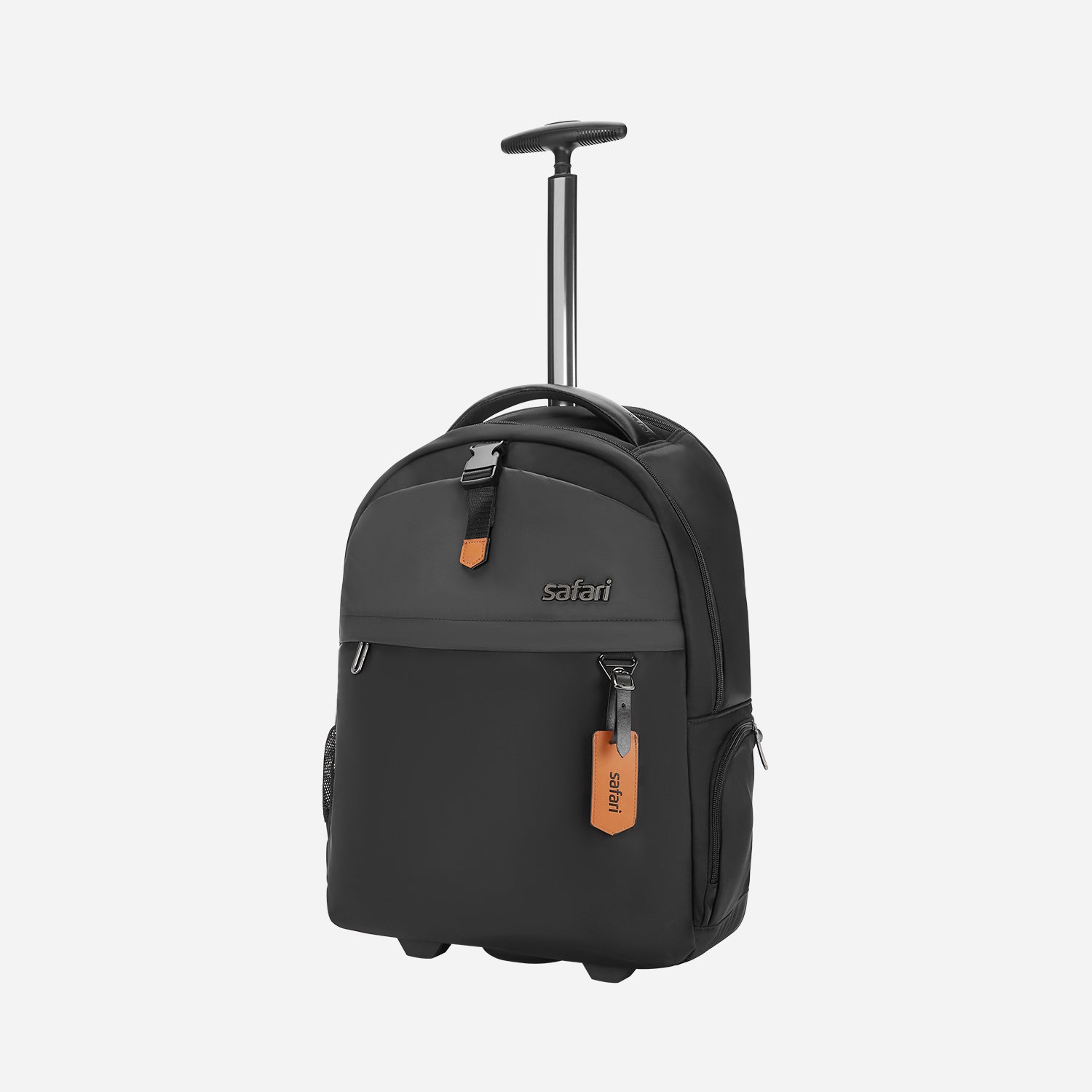 Trooper Travel Backpack with Trolley - Black