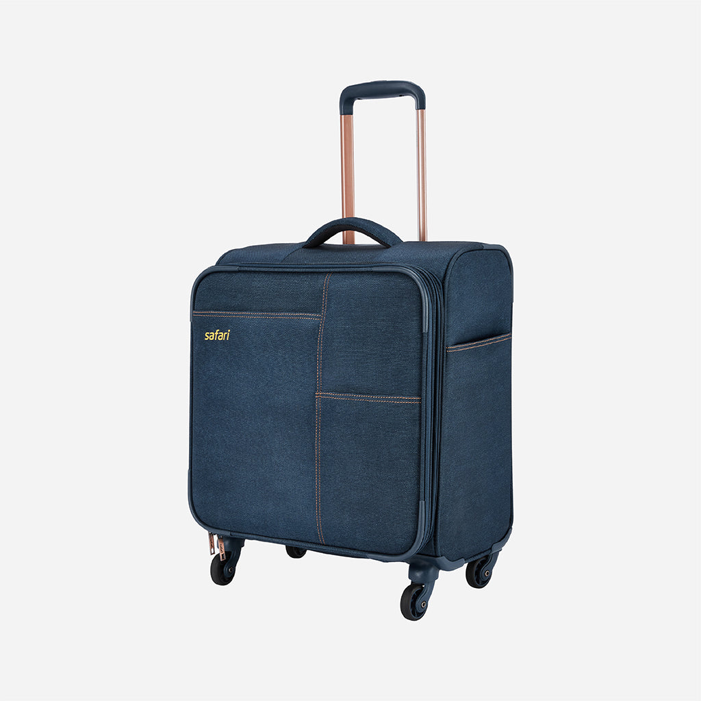 Denim Business laptop Trolley and Whisk Formal backpack Combo