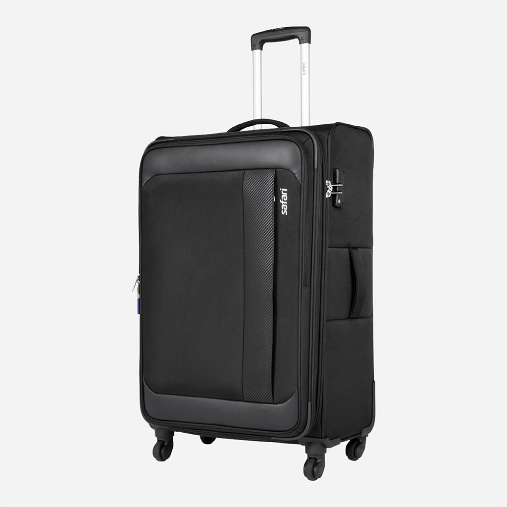 Slant Soft Luggage with TSA Lock- Black