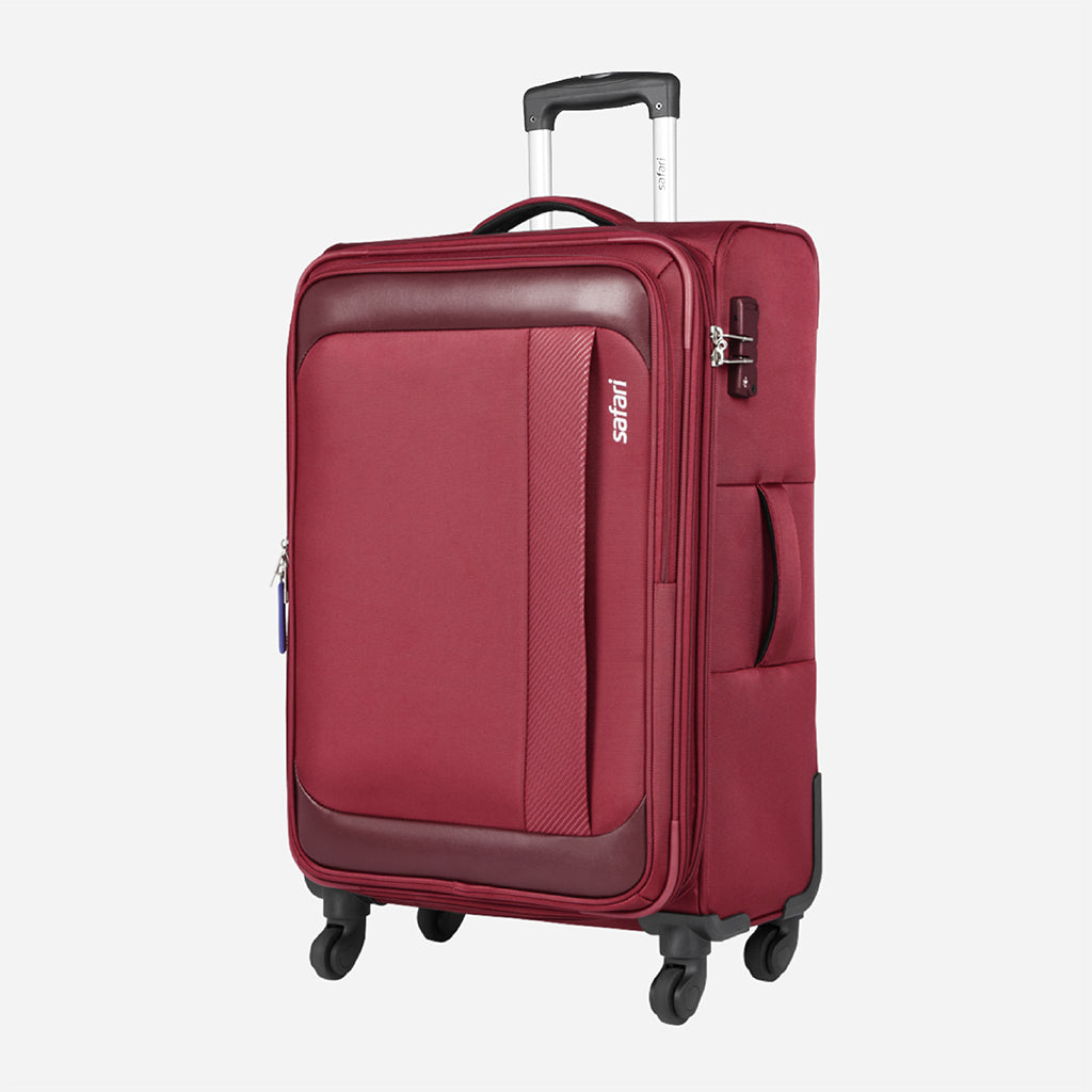 Slant Soft Luggage with TSA Lock - Red