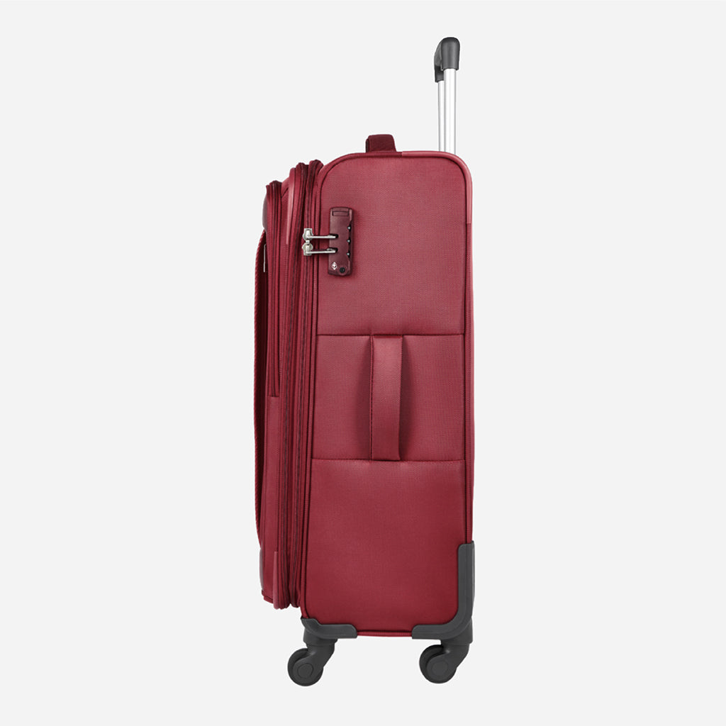 Slant Soft Luggage with TSA Lock - Red