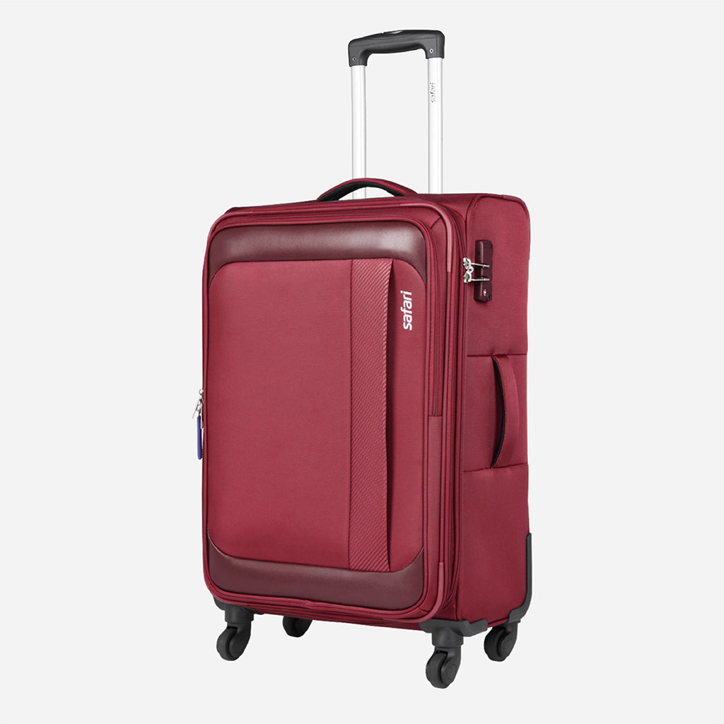 Slant Soft Luggage with TSA Lock - Red