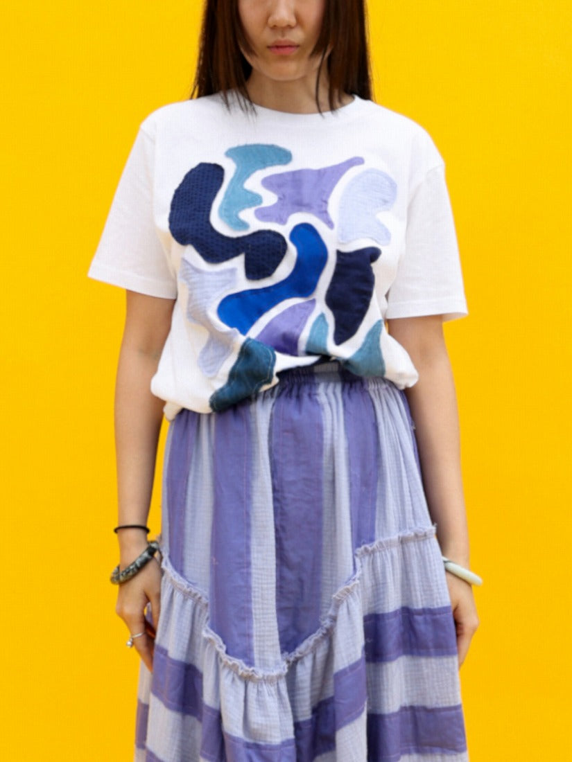 《TYPICAL FREAKS》Blue Palette T-シャツ