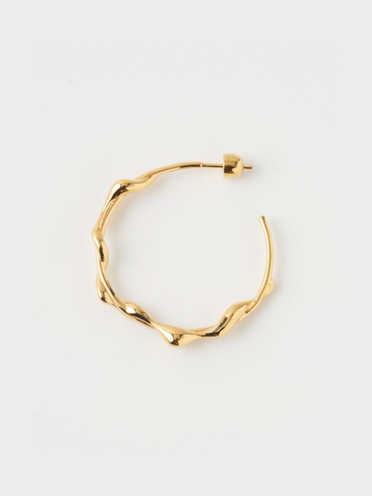 Nuri 35 Hoop Gold ピアス