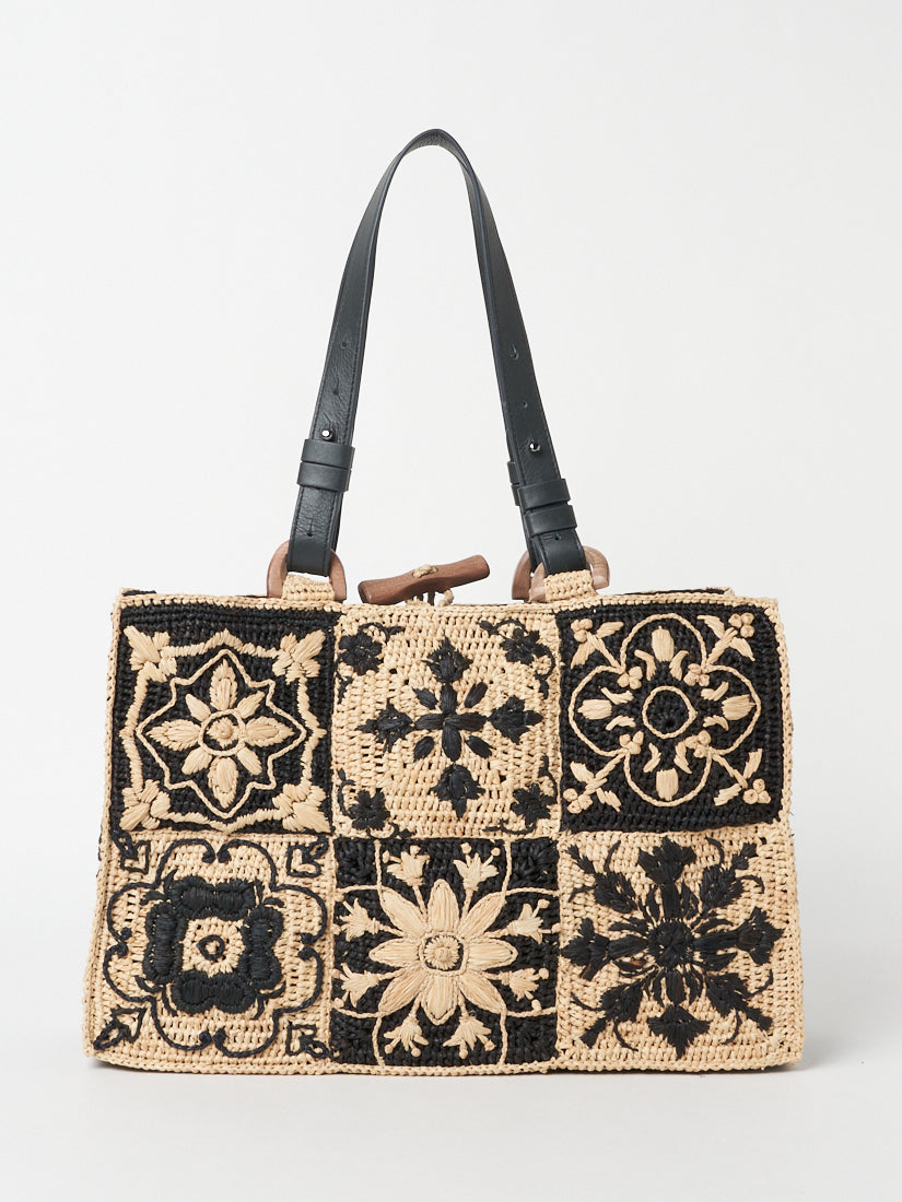 JAMIN PUECH】 JAMIN PUECH PRINTEMPS-ETE 2023 RAFFIA BAG COLLECTION 