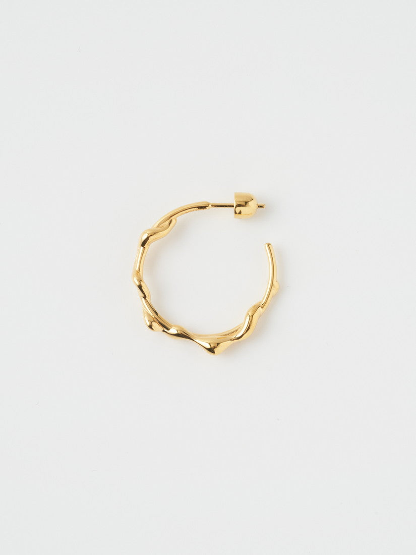 Nuri 25 Hoop Gold ピアス