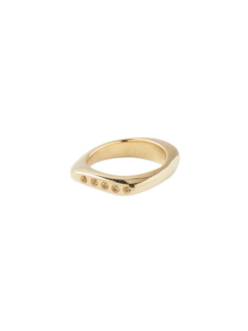 【EC限定キャンペーン】《Corinne Hamak》リング "Birth ring" イエローサファイア