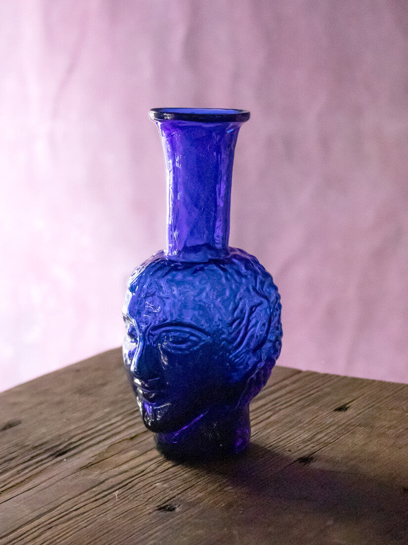 フラワーベース VASE TETE BLEU