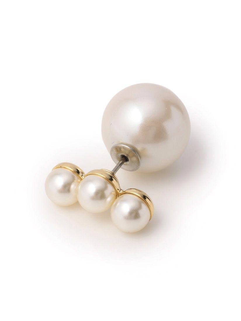 three pearls ピアス（片耳用）