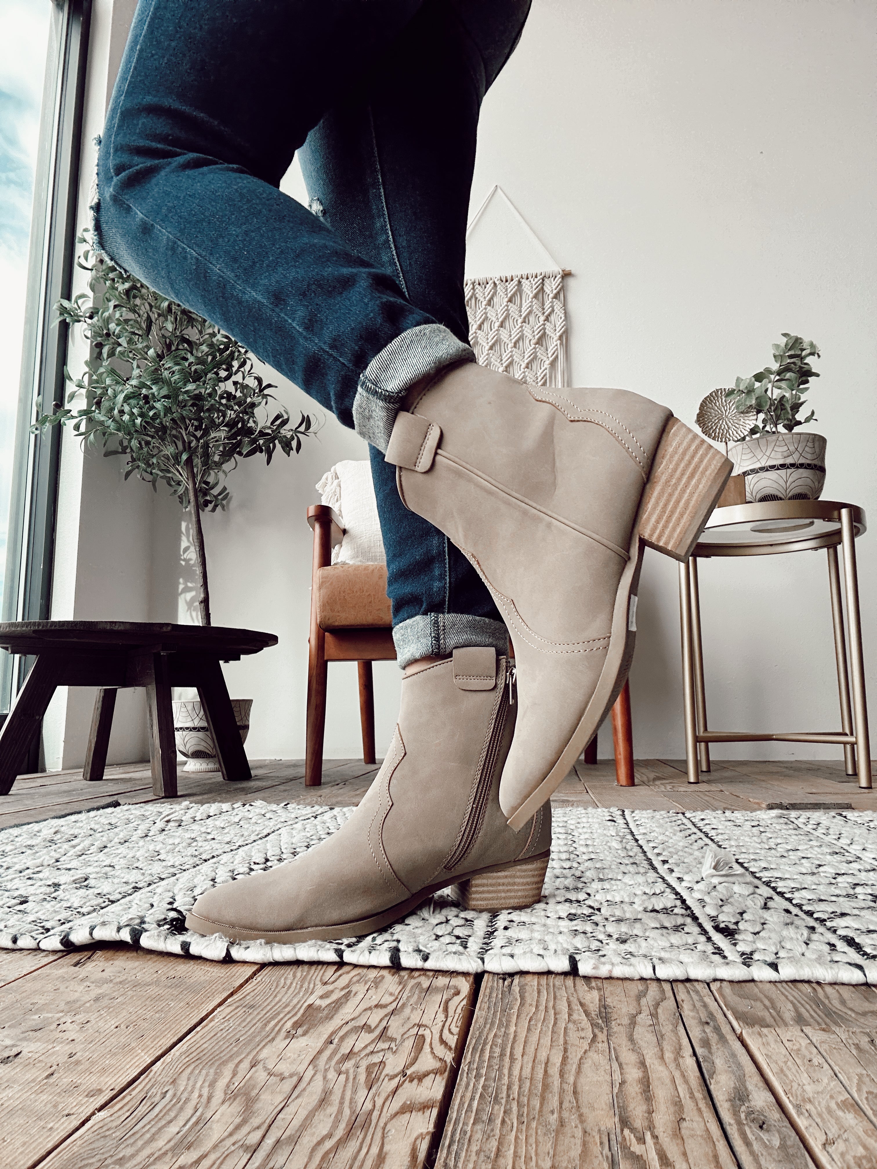 Image of DV Dolce Vita Khrysta Bootie - Taupe ?? 