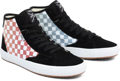 Vans The Lizzie Checkerboard Black/Multi Men's 8, Women's 9.5 Medium
