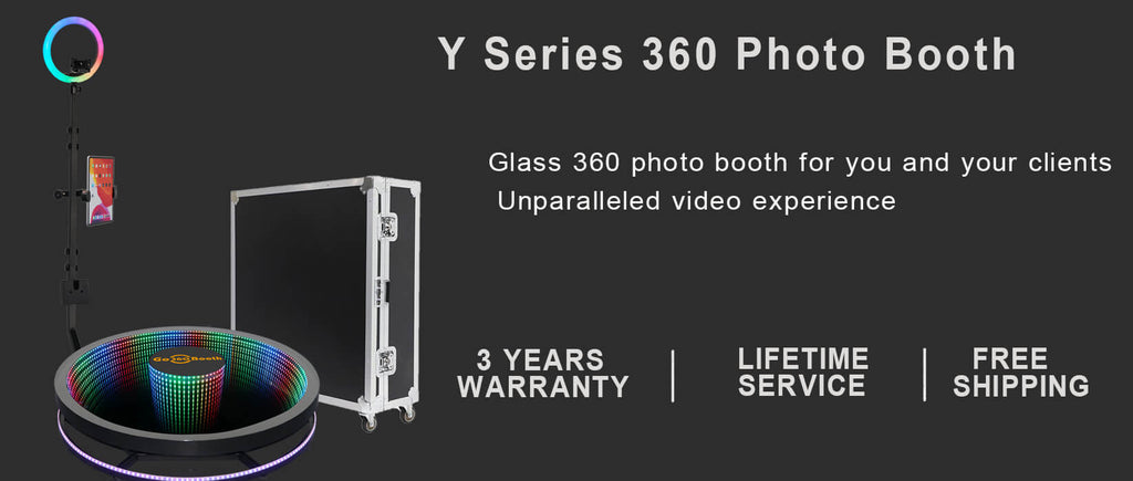 Y3 32" Glass 360 Photo Booth