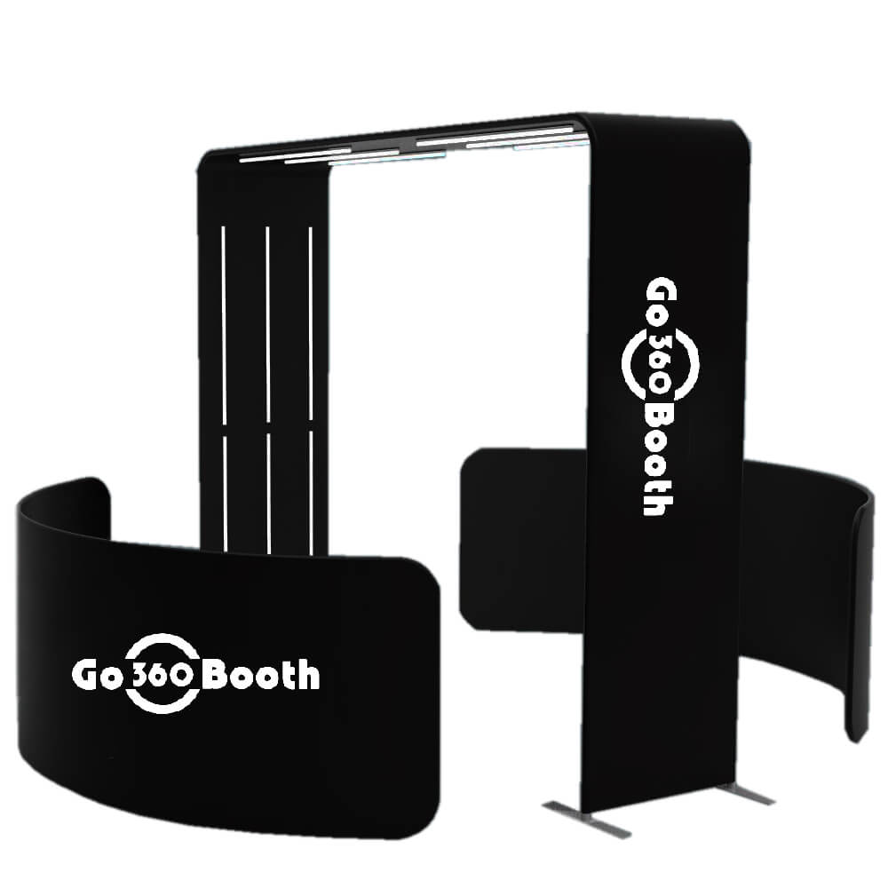 GO360BOOTH Sky360 Overhead Photo Booth Backdrop Half Circle Surround Booth
