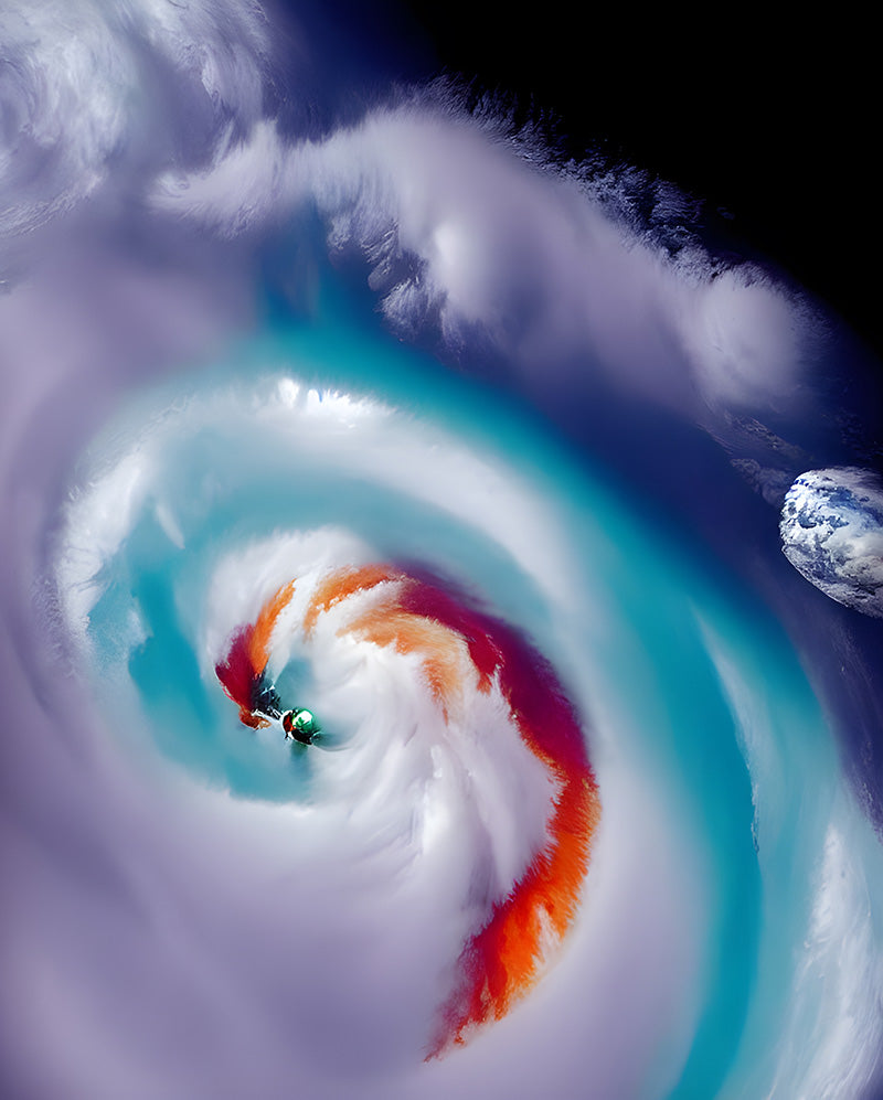 hurricane from space