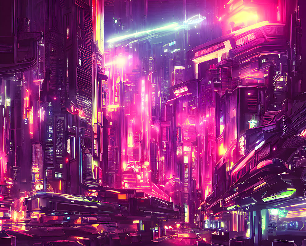 futuristic cityscape
