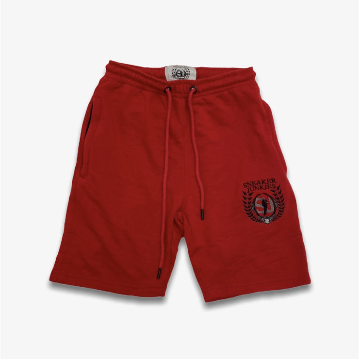 Sneaker Junkies shorts Logo Red