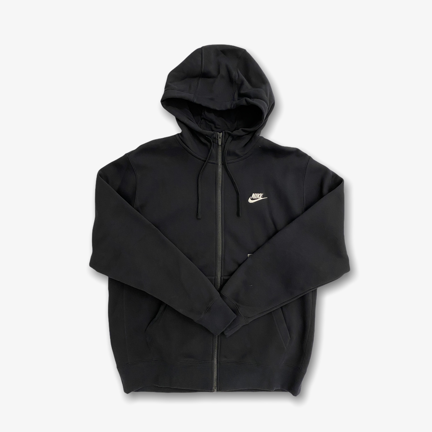 Nike Sportswear Club Fleece Full-Zip Hoodie Black BV2645-010 – Sneaker ...