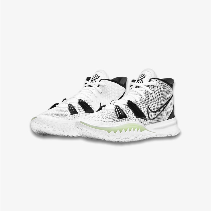 nike kyrie 7 white black glow