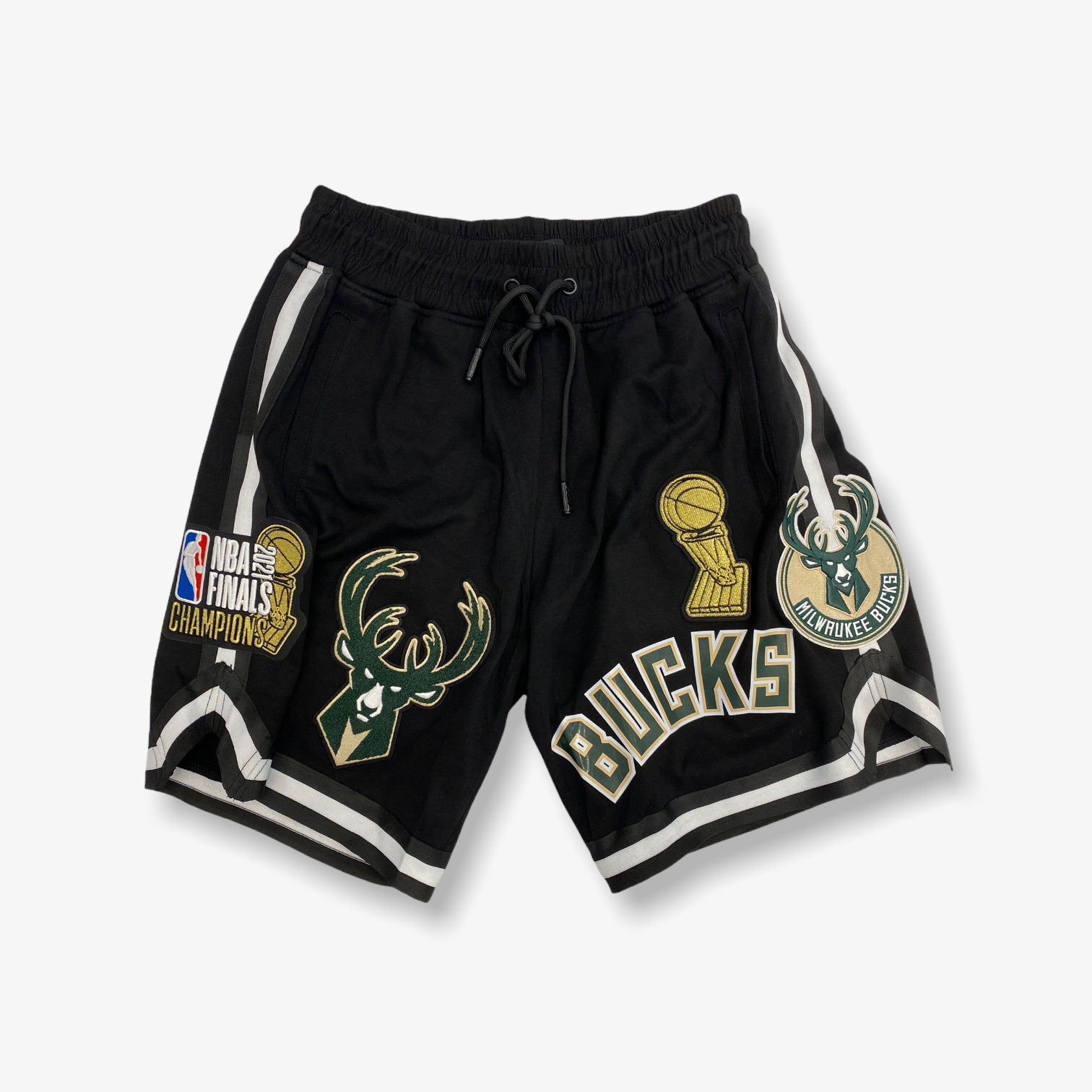 Pro Standard 2021 NBA Finals Champions Bucks Shorts Black