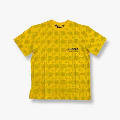 Purple brand (yellow textured jersey t-shirt)