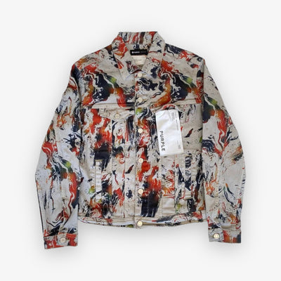 Purple Brand Abstract Print Trucker Jacket – Sneaker Junkies