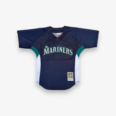 Men’s Mitchell & Ness Ken Griffey Jr. 1997 Seattle Mariners 20th  Anniversary Cooperstown Collection # 42 Authentic Grey Jersey