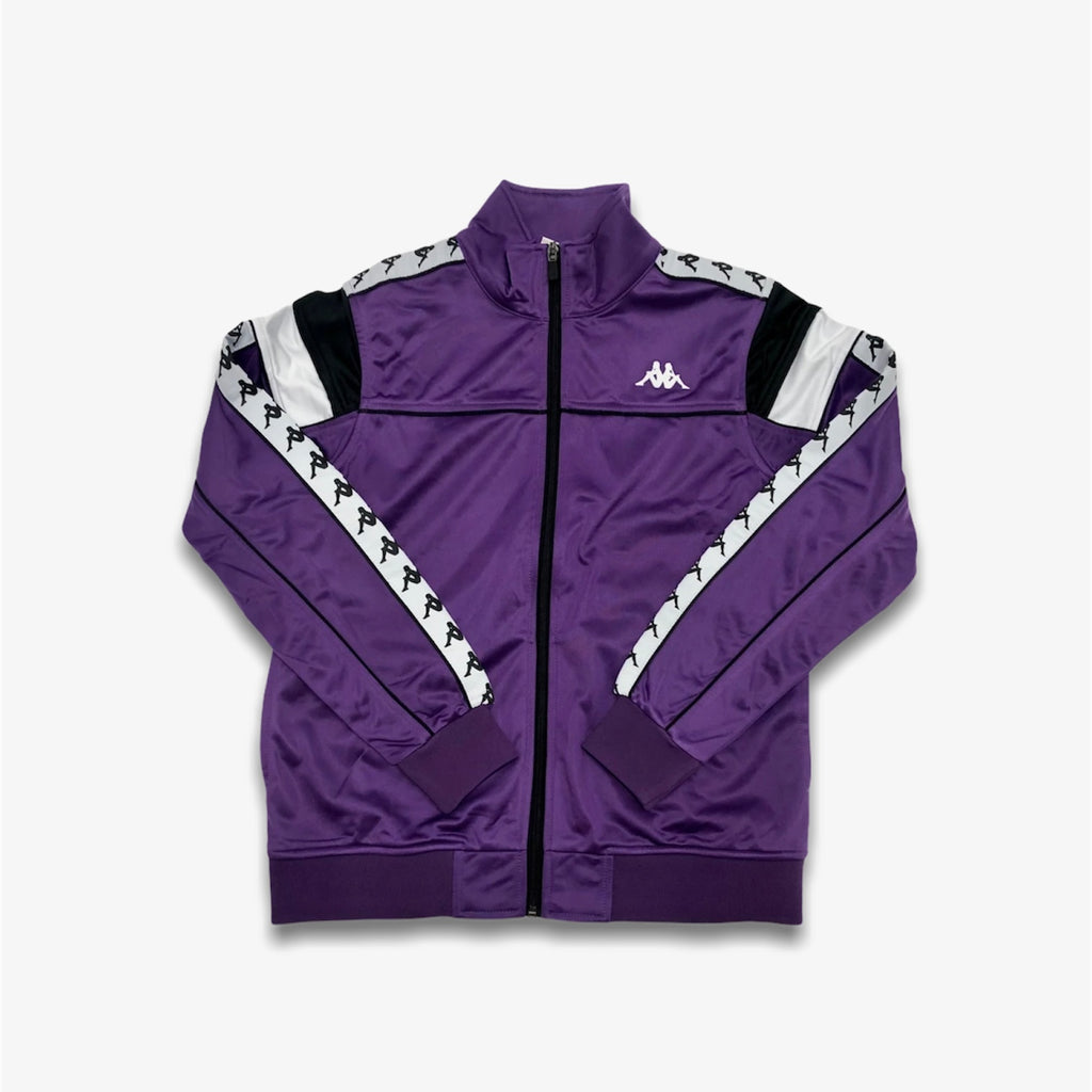 kappa track jacket purple