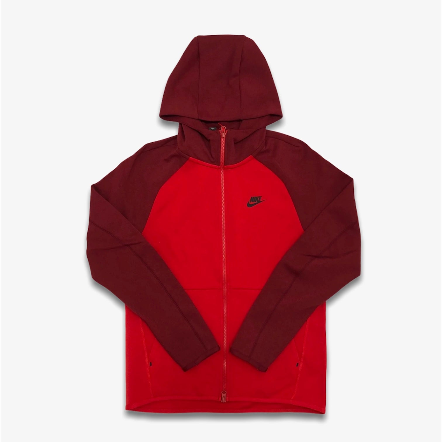 Nike Tech Fleece Hoodie Red Burgundy 928483-657 – Sneaker Junkies