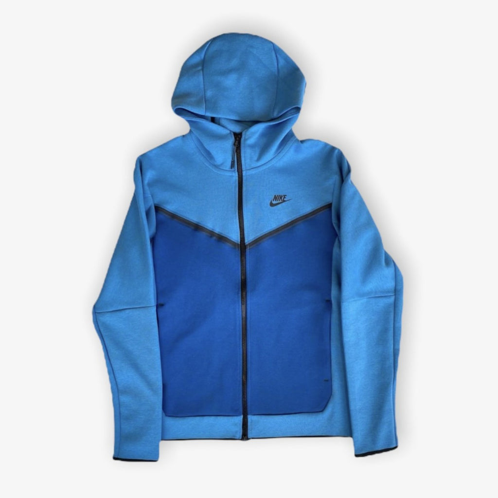 nike tech fleece sky blue