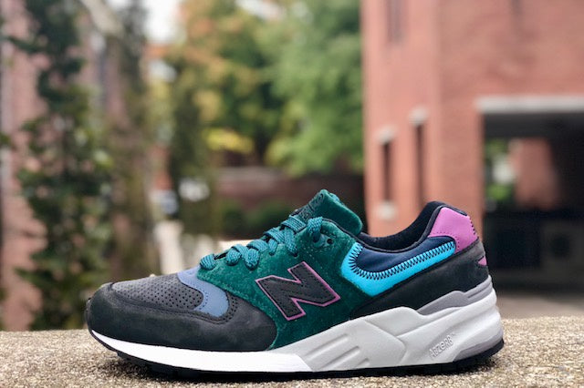 purple and green new balance