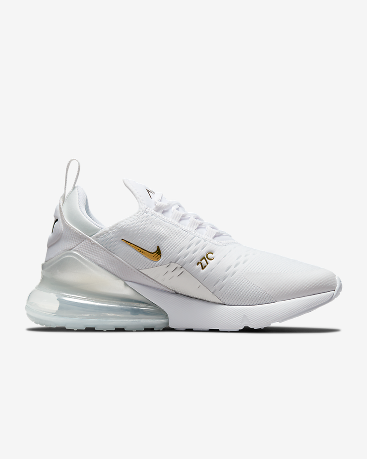 gold and white air max for women