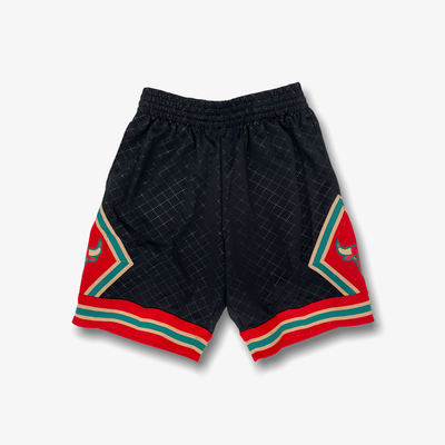 Mitchell & Ness Chicago Bulls 1997 Neon World Mesh Shorts (Red)