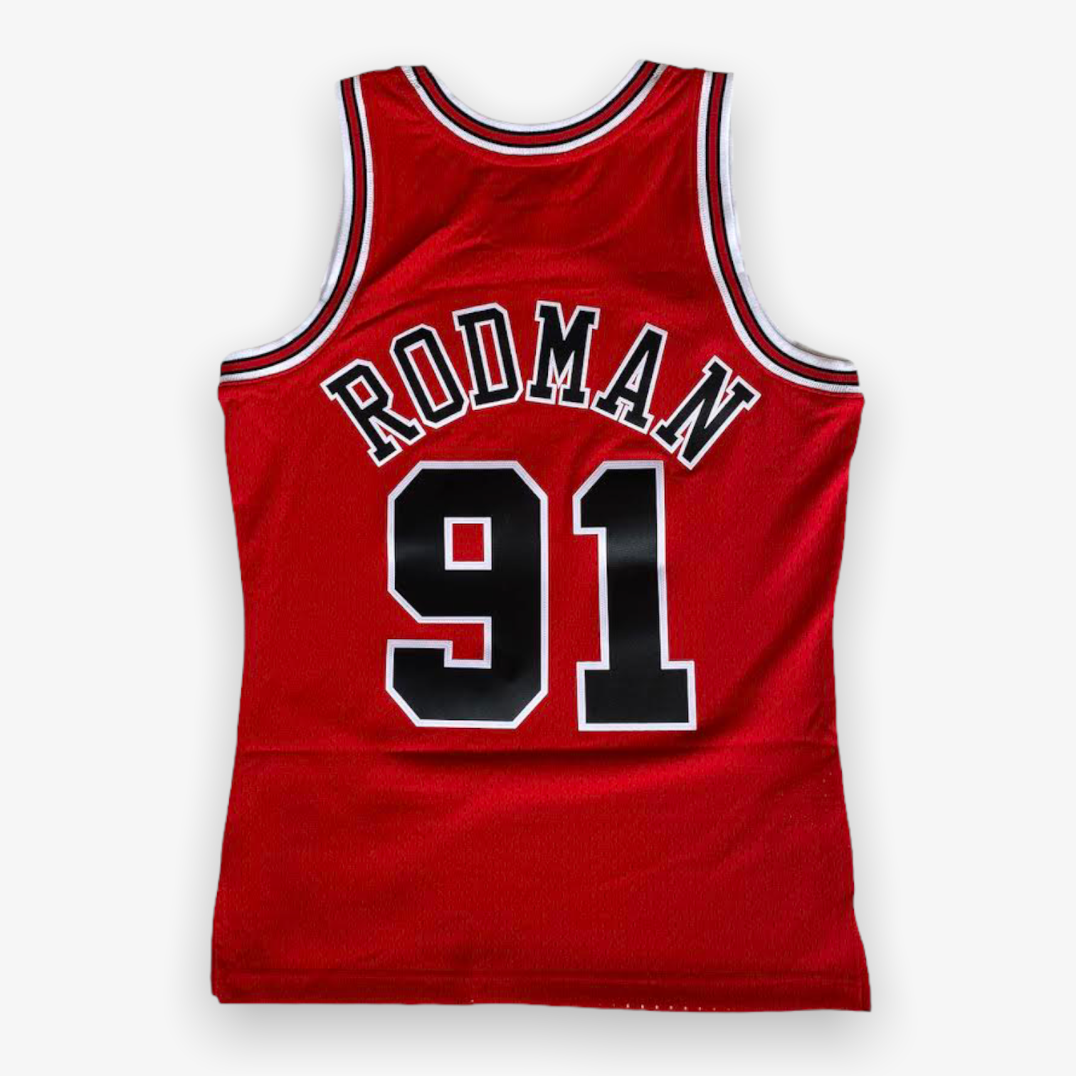 Mitchell & Ness NBA Swingman Road Jersey Bulls 97 Dennis Rodman Red