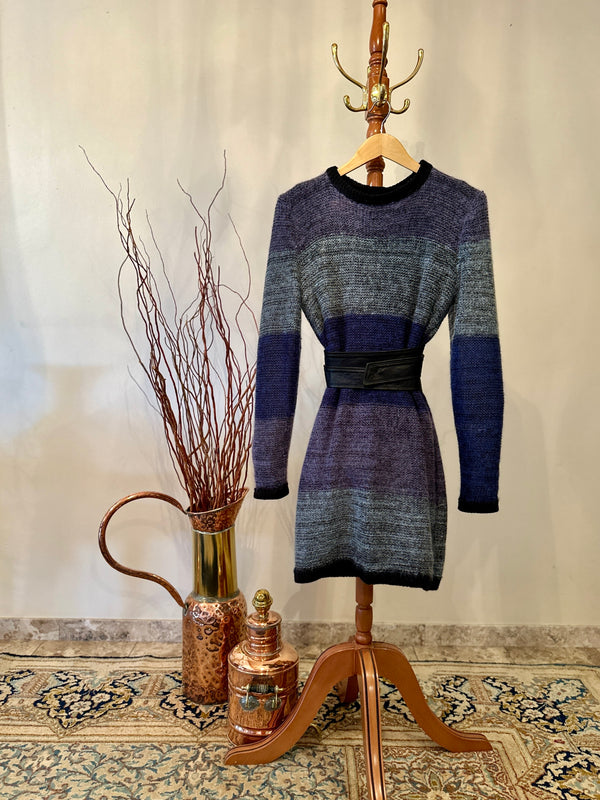 Loosely knitted Kid-mohair Tunic