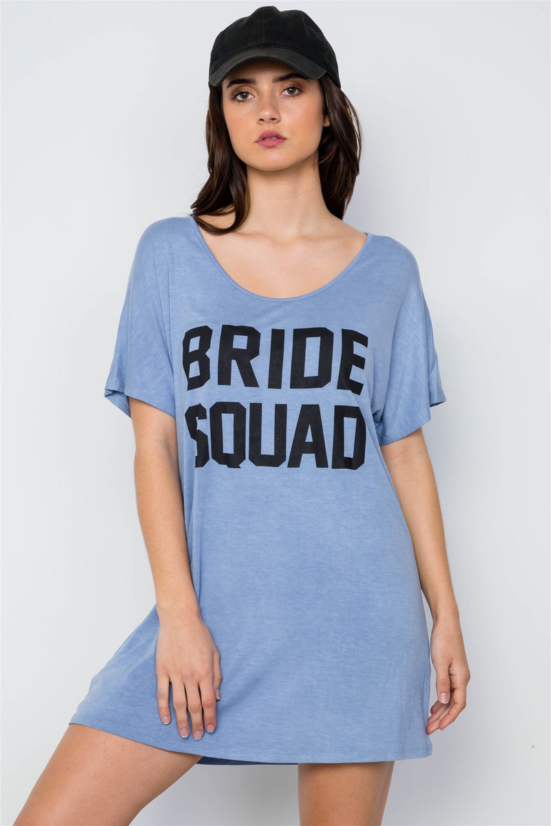 bride t shirt dress