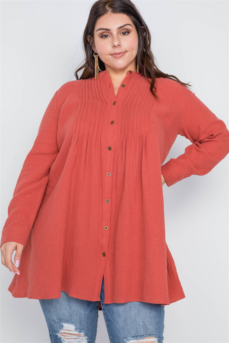 plus size long button down shirt dress