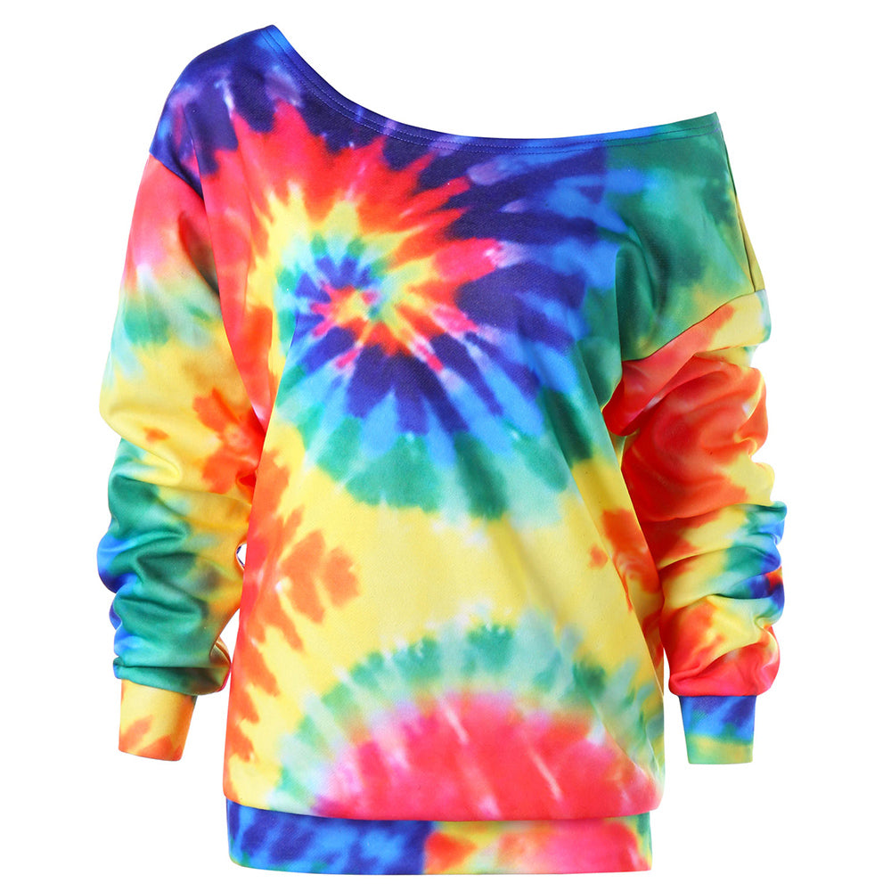 plus size tie dye sweatshirts