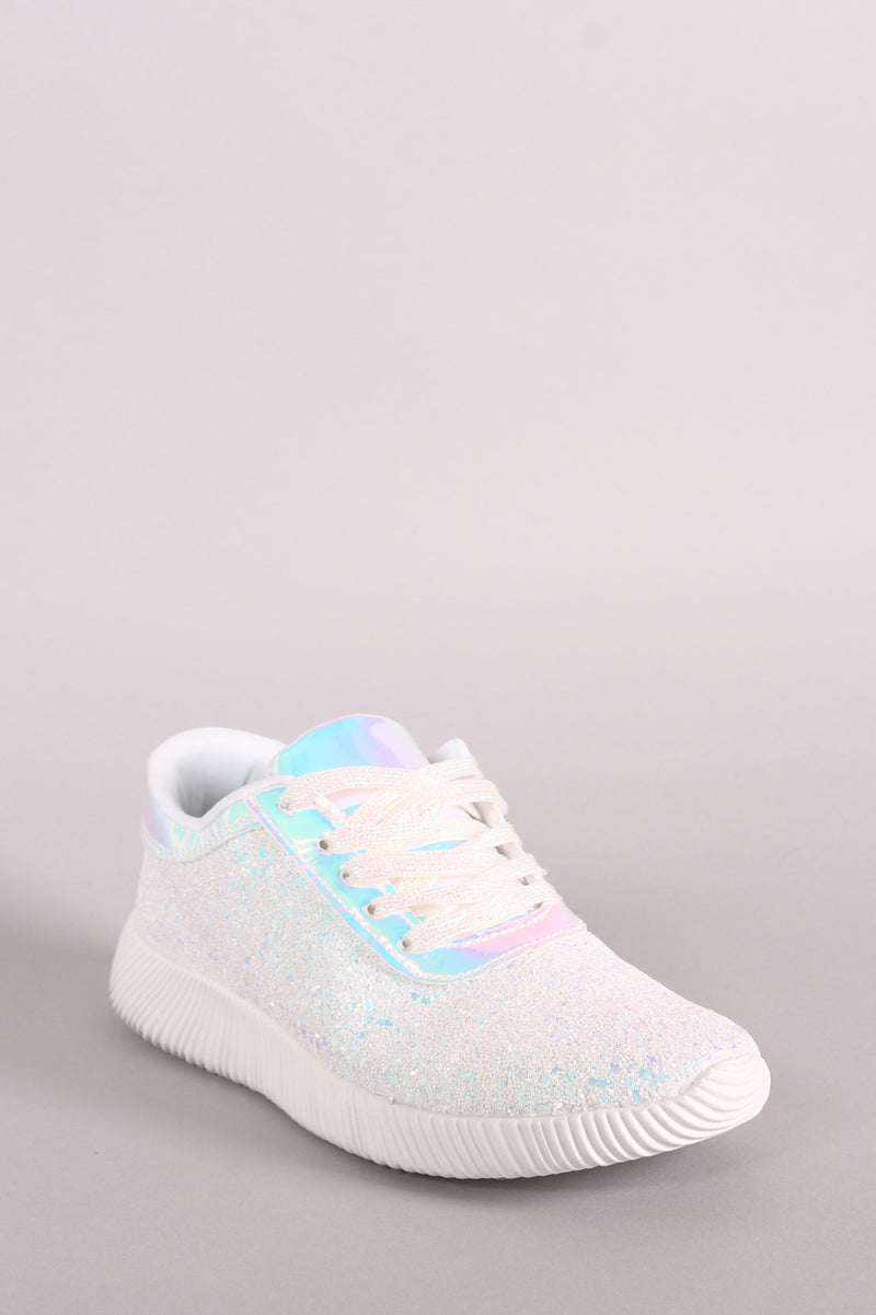 glitter ridge sneakers