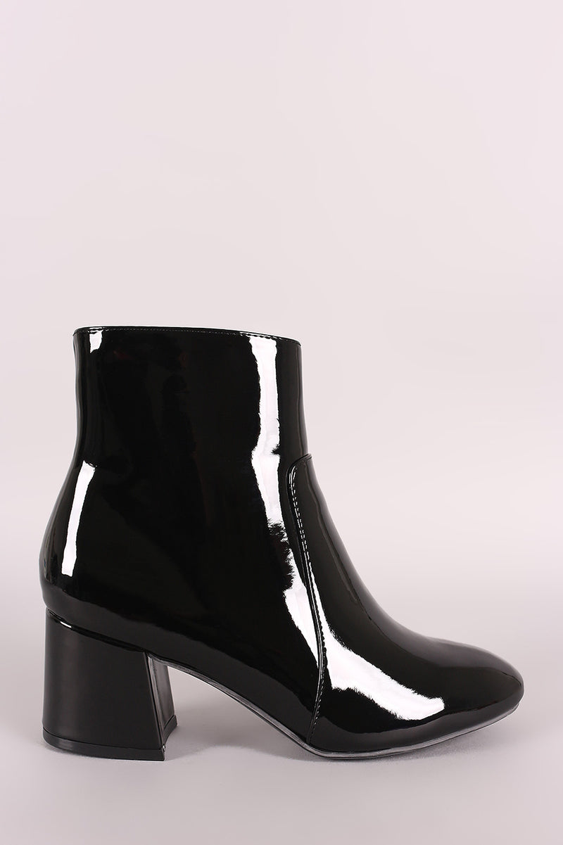 bamboo black ankle boots