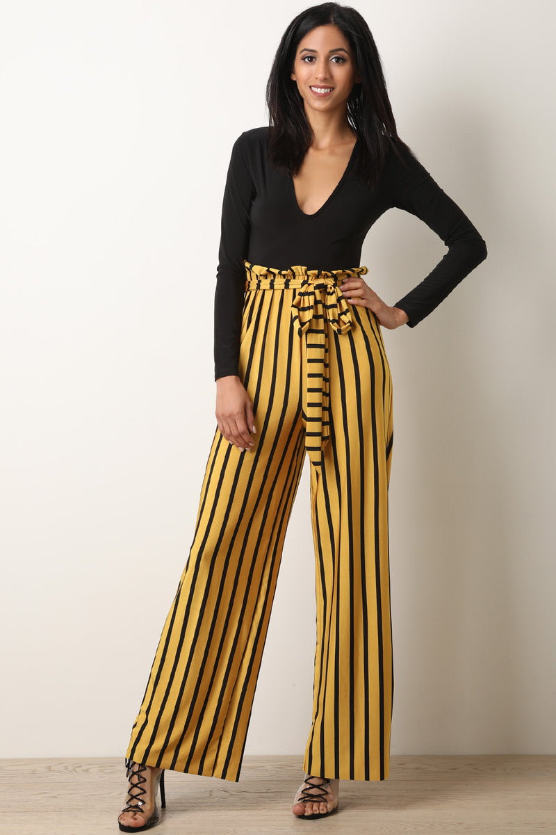 palazzo jumpsuit with sleeves