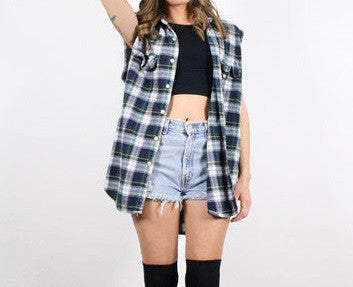 summer flannel outfits