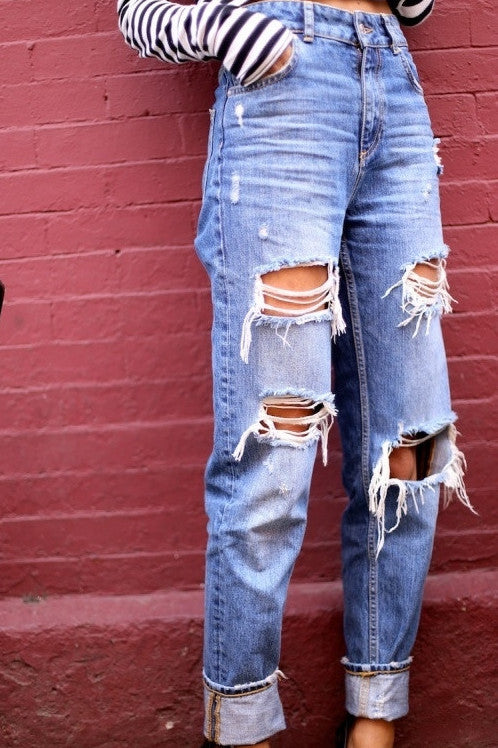 Mystery Modern Distressed Jeans!! Super Cool:All Sizes & Washes ...