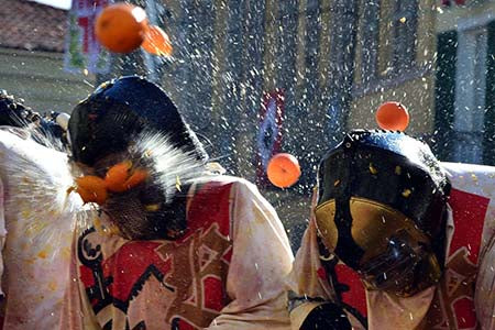 Battle of the Oranges - Ivrea, Italy