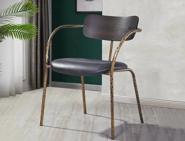 wood and cane chair