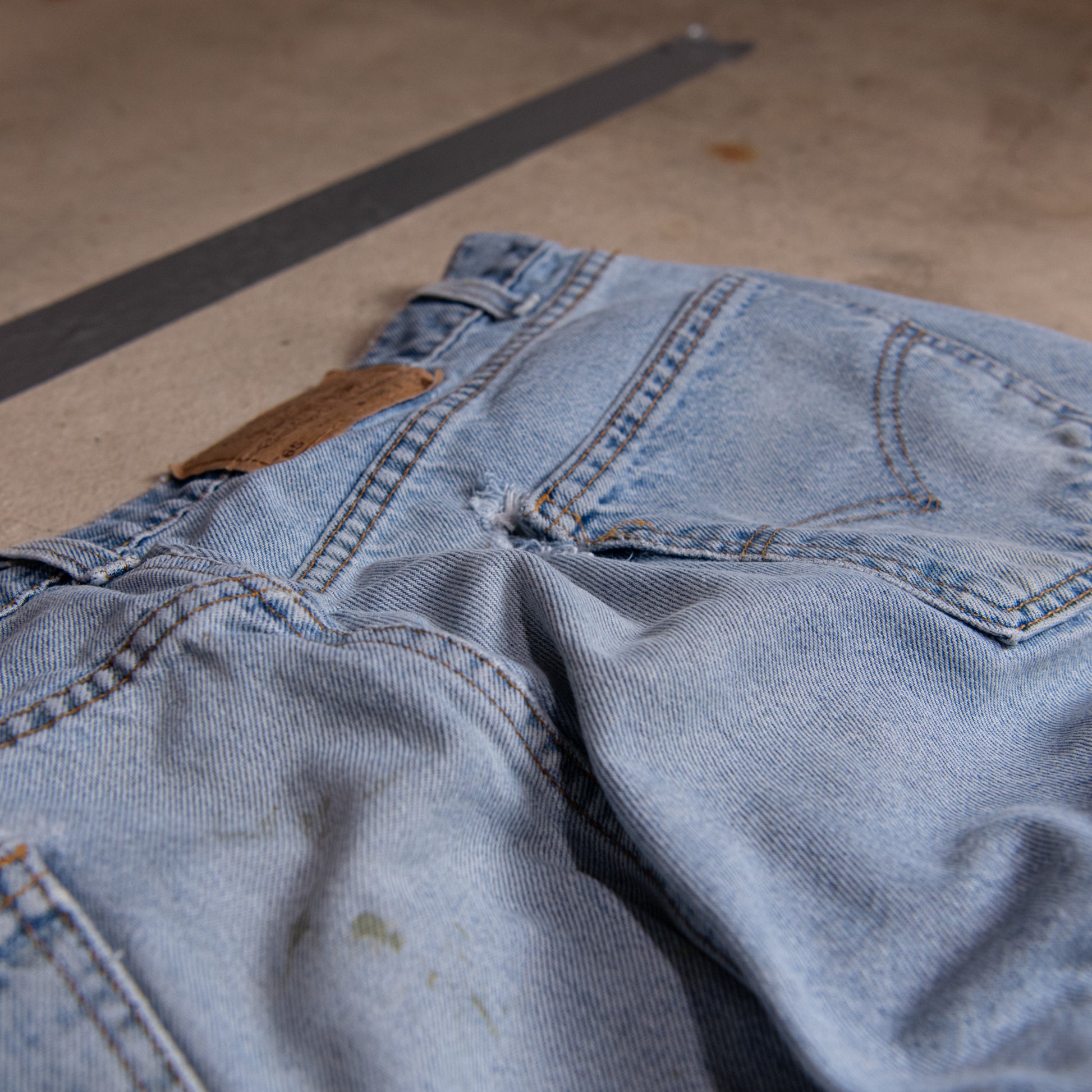 Vintage 90's levi's 565 W36 L32 blue – carré STUDIOS